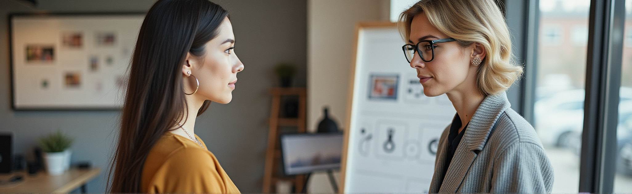 Création de présentations visuelles pour des événements professionnels